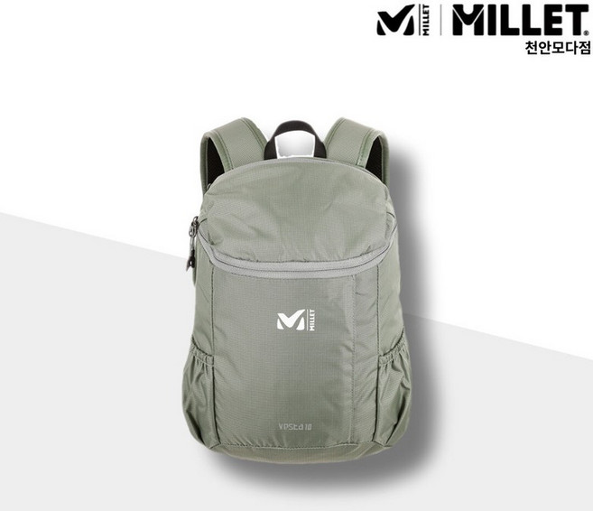 밀레 밀레 등산가방 봄 가을 간절기 남성 여성 기능성 백패킹 10L 백팩 당일산행 라이트카키_CA, 베이지