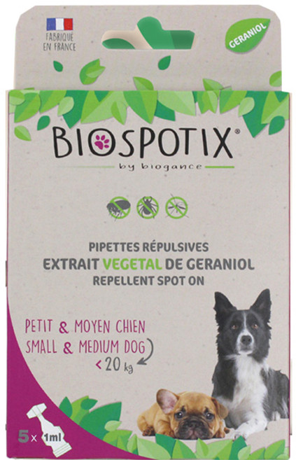 바이오스파틱스 스팟온 중소형견용, 혼합색상, 5ml, 1개