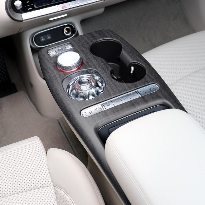 유투카 호환 트랙스 크로스오버 튜닝 용품 기어패널 커버 우드 카본 몰딩 차량 드레스업, 무광우드 1P, 기어