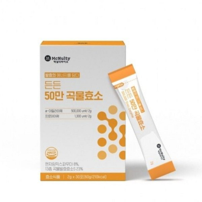 맥널티바이오 든든 50만 곡물효소 2g x 30포, 1개
