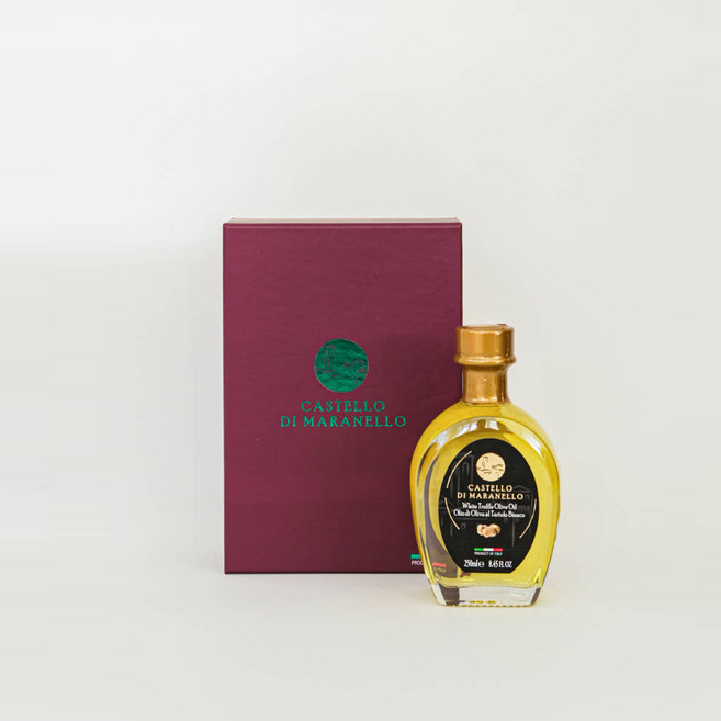 카스텔로 디 마라넬로 화이트 트러플 5% 올리브오일 선물세트, 1개, 250ml
