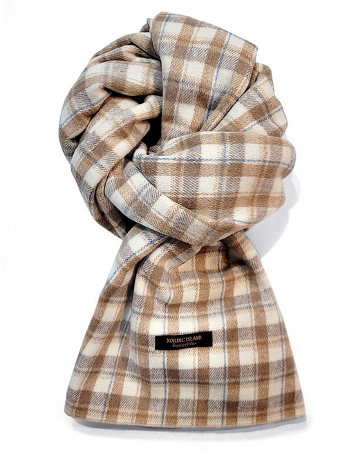 노르딕아일랜드 아이슬란드 체크 머플러