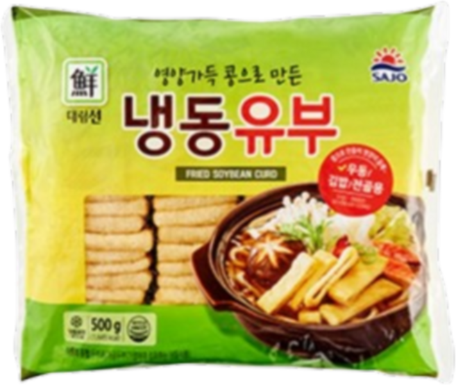 대림선 냉동유부, 2개, 500g