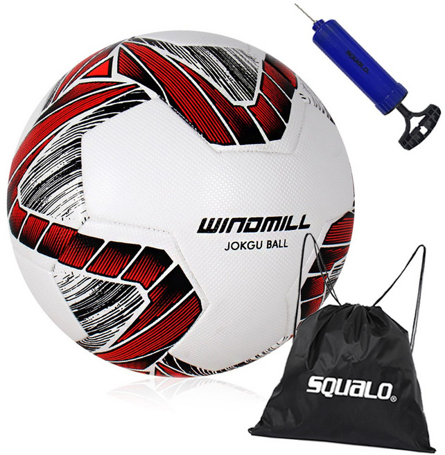 비바스포츠 윈드밀 족구공 4호, WINDMILL + SQ 가방 & 펌프, 1개