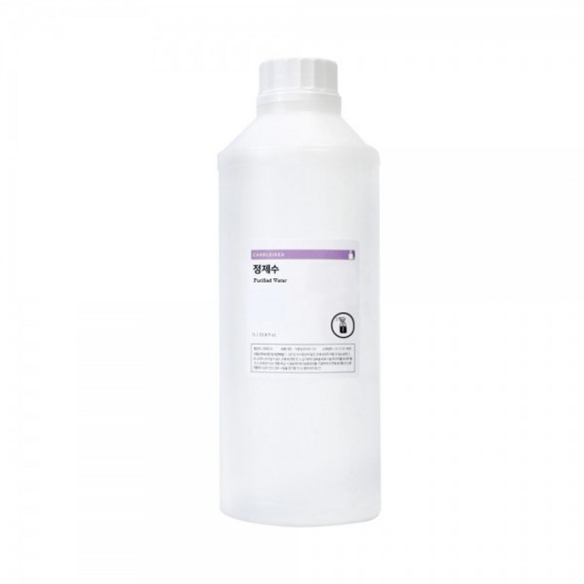 [캔들이케아] 정제수 천연 비누 화장품만들기 재료, 1000ml, 1개