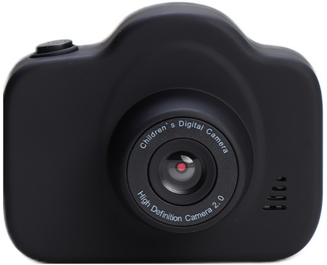 兒童數位相機 輕巧便攜趣味濾鏡, 1個, 質感黑
