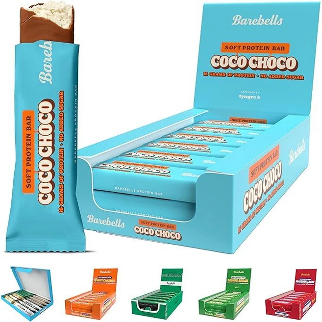 베어벨스 소프트프로틴바 코코초코 55g 12개입 저탄수 단백질바(Barebells Soft Protein Bars Coco Choco 12 x 55g), 1kg, 1개 - 쿠팡
