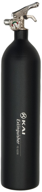 KAI FE-02S輕量化鋁合金泡沫滅火器 - 極致消光黑 藥劑可重複填充, 1個