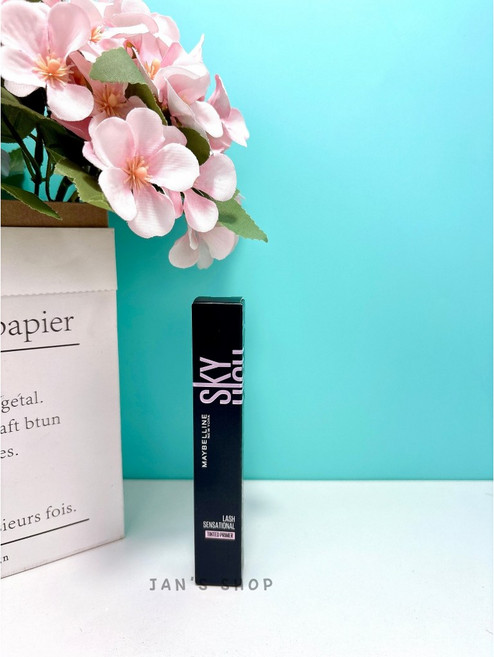 媚比琳 MAYBELLINE 飛天翹防水睫毛膏 SKY HIGH 亞洲版, 睫毛底膏-透明黑, 1個