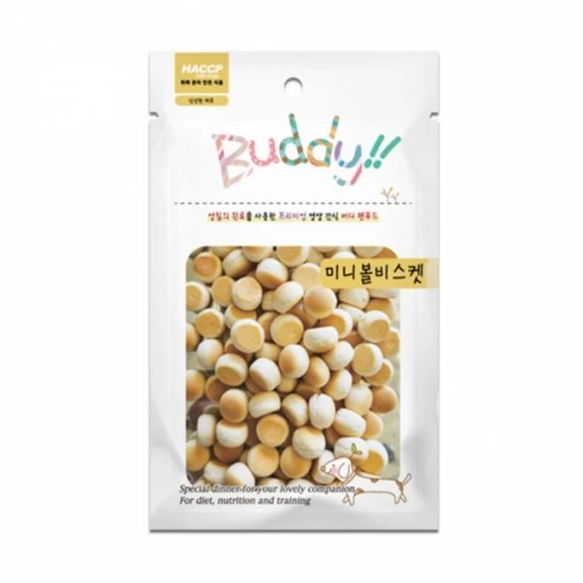 반려견 스낵 미니 볼비스켓 50그램, 50g, 1개 - 쿠팡