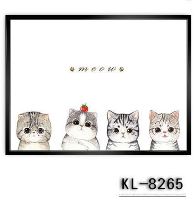 電表箱裝飾畫 電閘盒 遮擋 配電箱 簡約創意 客廳裝飾 總開關, KL-8265,40*30 容納橫長33*豎高22, 1個