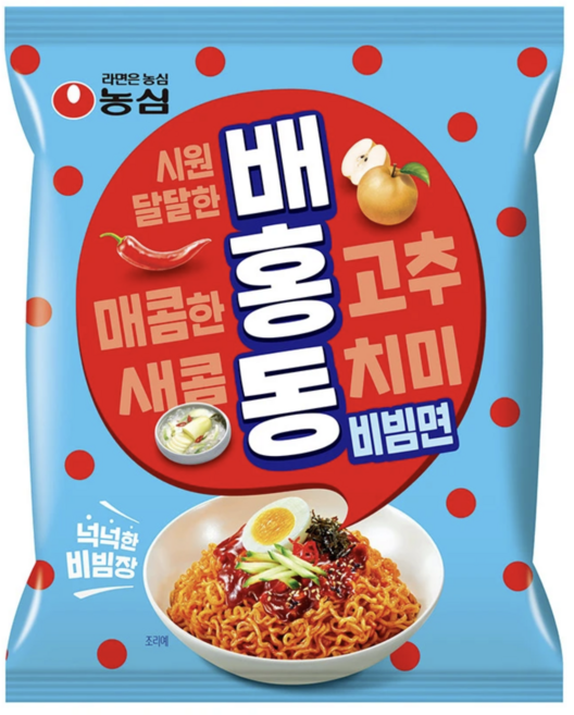 배홍동 비빔면 137g, 4개
