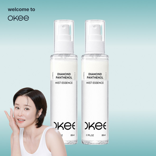 9위 - 나노다이아몬드 다이아 판테놀 모공 저자극 광채 피부진정 수분 미스트 80ml 2개입, 2개