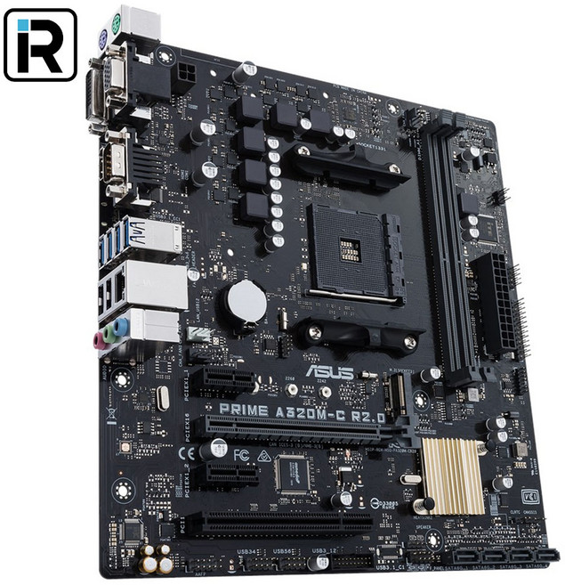 A320M-C R2.0 AMD A320 PRIME 메인보드 AM4 아수스 (백패널X)