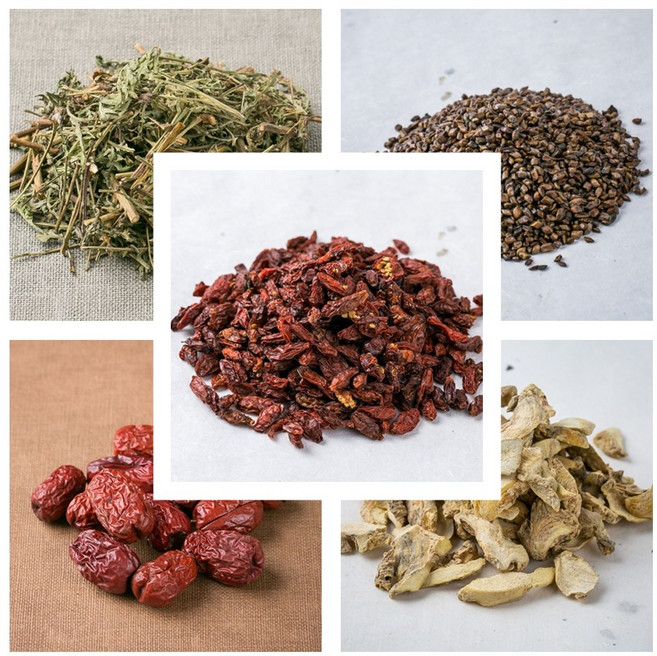 국산 인진쑥 구기자 결명자 생강 대추 차 재료 세트 효능 한약재 약초 추가SET, 1세트, 1.1kg