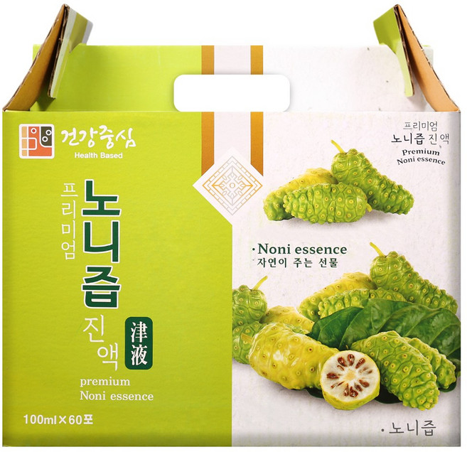 건강중심 노니즙 진액 엑기스 건노니 원액, 100ml, 60개