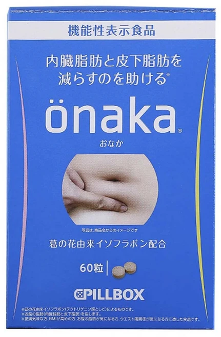 필박스 오나카 지방연소 보충제 60정 15일분, 1개 - 쿠팡