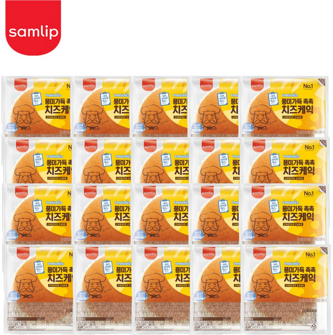 삼립 풍미가득 촉촉 치즈케익, 100g, 20개