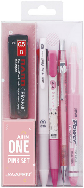 자바/6000 올인원 선물세트 핑크/학생선물