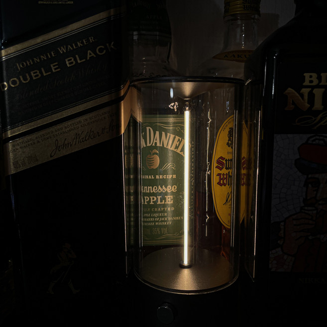 미드센츄리 충전형 LED 터치 감성 무드등, 1개