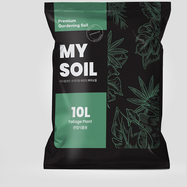 마이플랜트 마이소일 프리미엄 관엽식물 분갈이흙, 2개, 10L