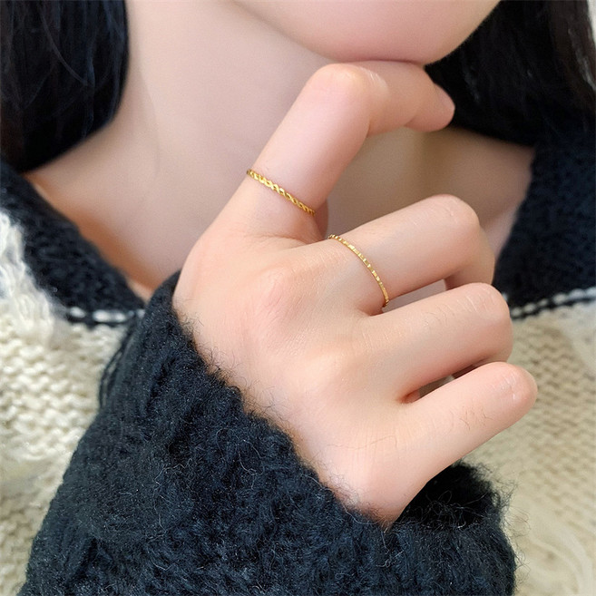 [하나린] 패션반지 15종 티타늄골드 실버925 쥬얼리 반지