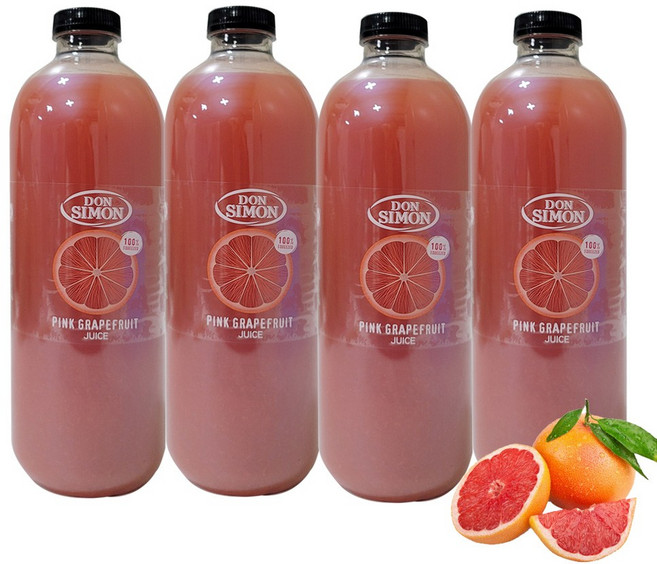 돈시몬 자몽주스, 1L, 4개