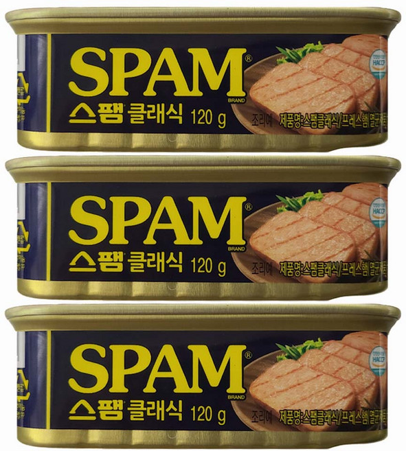 CJ 스팸 클래식, 120g, 3개