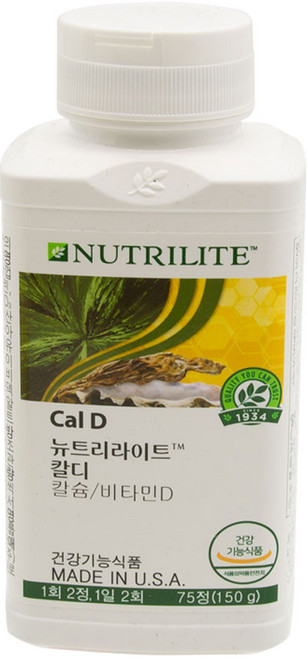 뉴트리라이트 칼 디 비타민 무기질, 1개, 150g