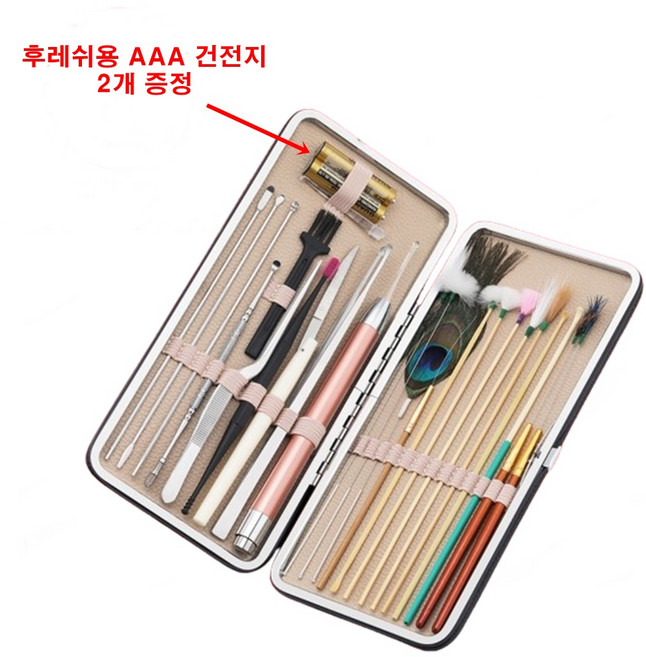 23종 귀청소기 세트 색상 랜덤, 1세트