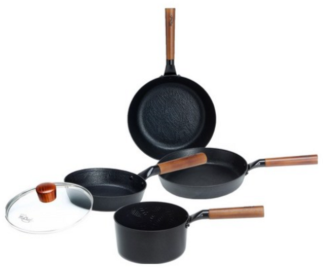 마이셰프 인덕션 포레스타 실속 프라이팬 세트, 2COLOR 블랙+브라운, 상세페이지 참고, 1세트