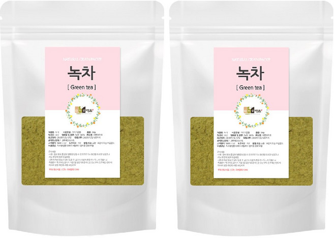 천연팩 녹차가루 50g 숲으로허브 곡물팩 녹차팩, 1개입, 2개