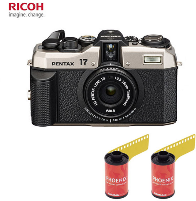 펜탁스 PENTAX 17 필름카메라 + 피닉스20036필름 2개, 단품