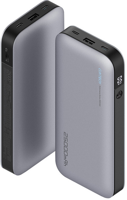 쿡테크 파워뱅크 대용량 25000mAh 210W 고속 충전 노트북 보조배터리/ 삼성 45W 보조배터리, PB250