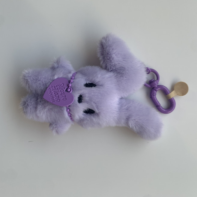 비비드 밍키 토끼 키링 가방걸이 인형
