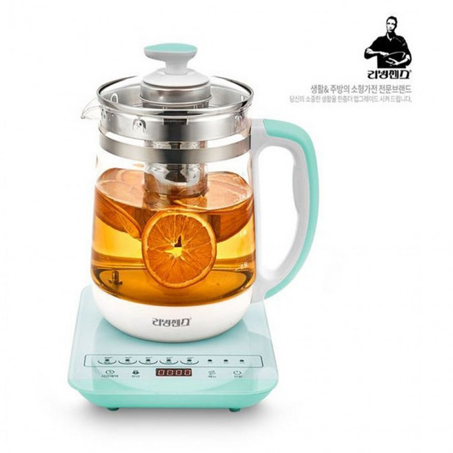 리빙센스 더 글라스 티포트 1.8L LSK-1870T 내부스텐 커피포트 내열유리 전기티포트, 상세페이지 참조, 상세페이지 참조