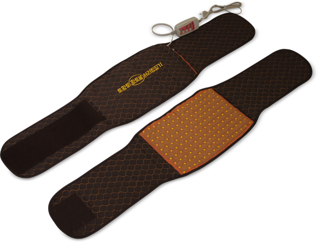 토황토 심부온열 황토볼 허리찜질기/ 유선 디지탈온도제어 복대타입, 1SET