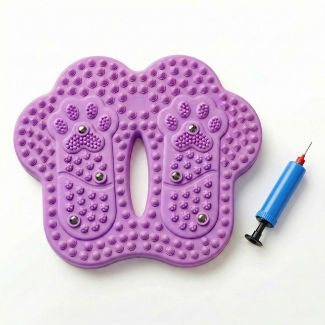 모드무드 가정용 걷기 홈트 무소음 발지압 스텝퍼 유산소 운동기구, 퍼플