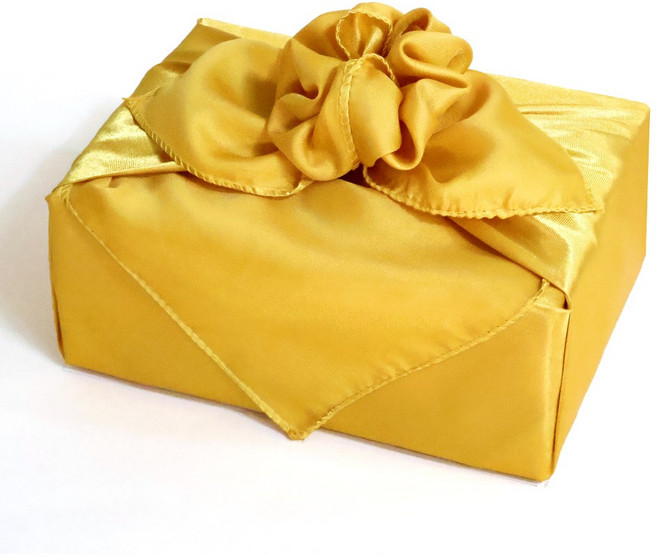 정담은보자기 공단 보자기 107 x 107cm 예단 명절 답례품 선물포장, 01. 골드, 10장