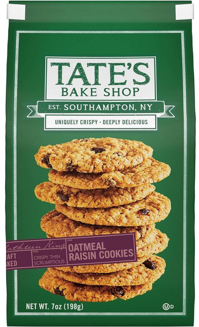 테이트 베이크 샵 오트밀 레이진 쿠키, 198g, 2개