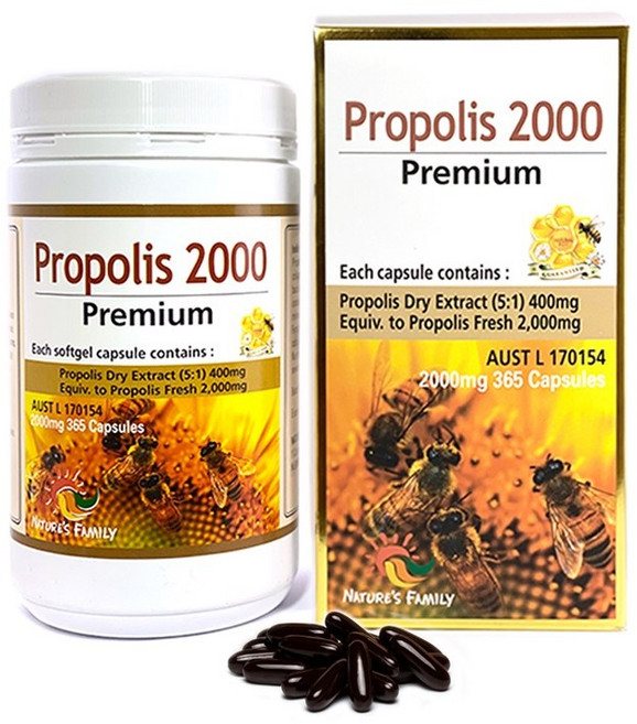 Nature's Family 호주 프리미엄 프로폴리스 2000 365정, 1개