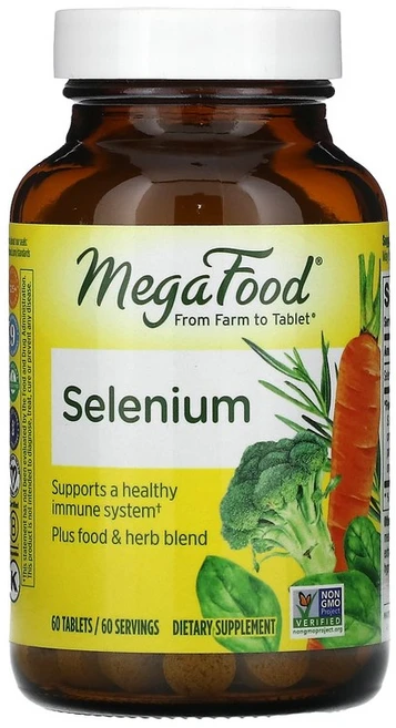 MegaFood Selenium 메가푸드 셀레늄 60정, 1개 - 쿠팡