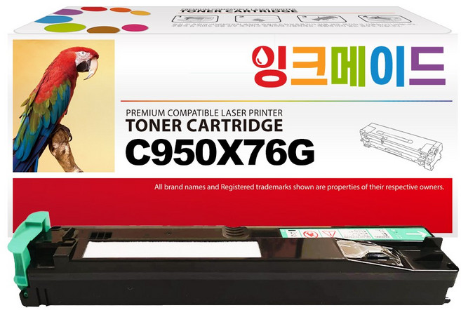 렉스마크 C950X76G 호환 폐토너통 X950DE C950DE X950DHE X952DE X954DE