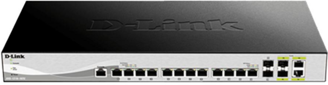 D-LINK 友訊 DXS-1210-16TC 10G Multi-Giga L2智慧網管交換器, 1個