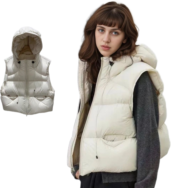 바이니니 겨울 방한 루즈핏 캐주얼 데일리 퍼프 패딩 조끼