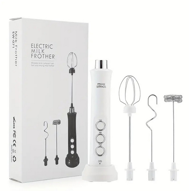 몰여와 커피세컨즈 전동 우유 거품기 휘핑기 CS-MO2 거치형