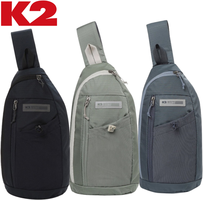 [백화점발송] K2 남녀공용 슬링백 크로스백 힙색 등산 자전거 라이딩 운동 데일리 가방
