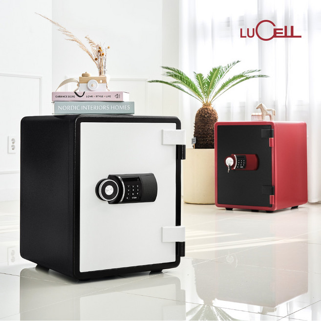 선일금고 가정용금고 YES-031D, 블랙&화이트