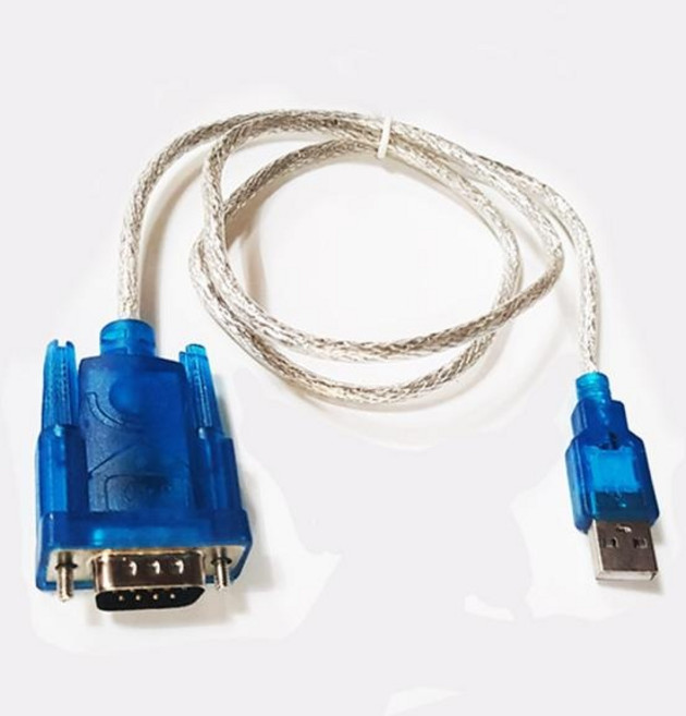 (칸텔) USB to 시리얼 RS-232 변환 9핀 RS232C 케이블, 1개