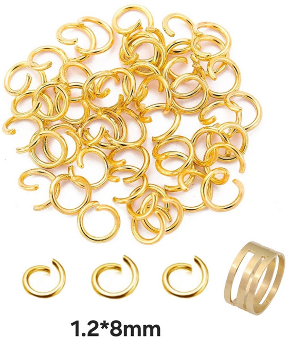 [SW] 대용량 두꺼운 오링세트, 1개, 8mm골드